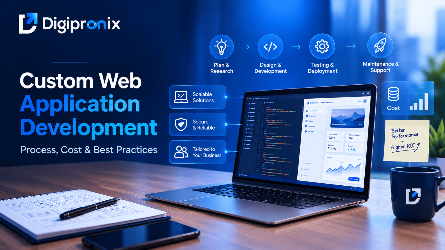 Custom Web Application Development Process, Cost & Best Practices