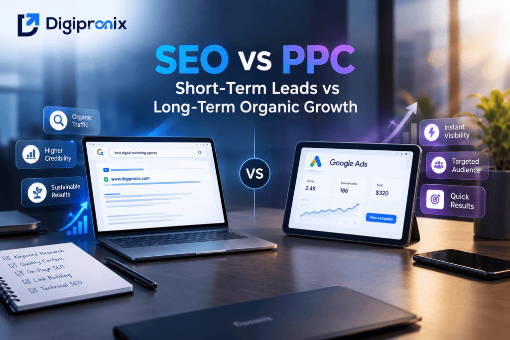 SEO vs PPC: Short-Term Leads vs Long-Term Organic Growth